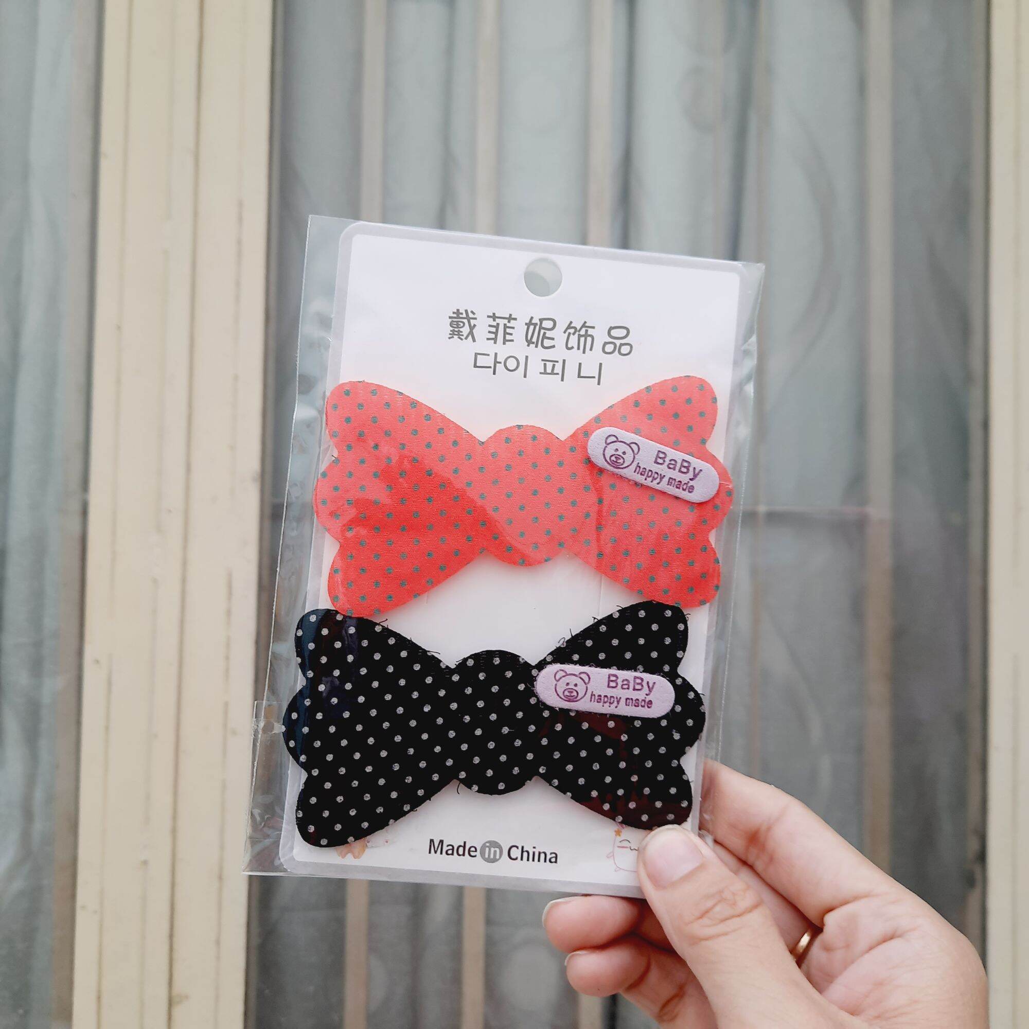Combo 2 Miếng dán tóc mái trang điểm chấm bi màu (được chọn màu)