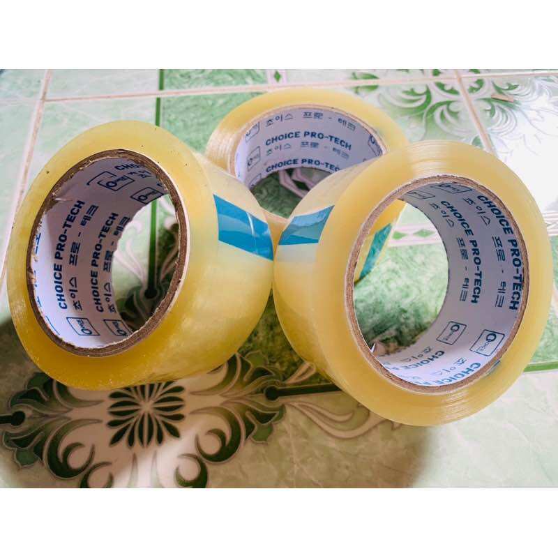 Băng keo trong chuẩn chất lượng Hàn Quốc thương hiệu CHOICE PRO-TECH 200g.
