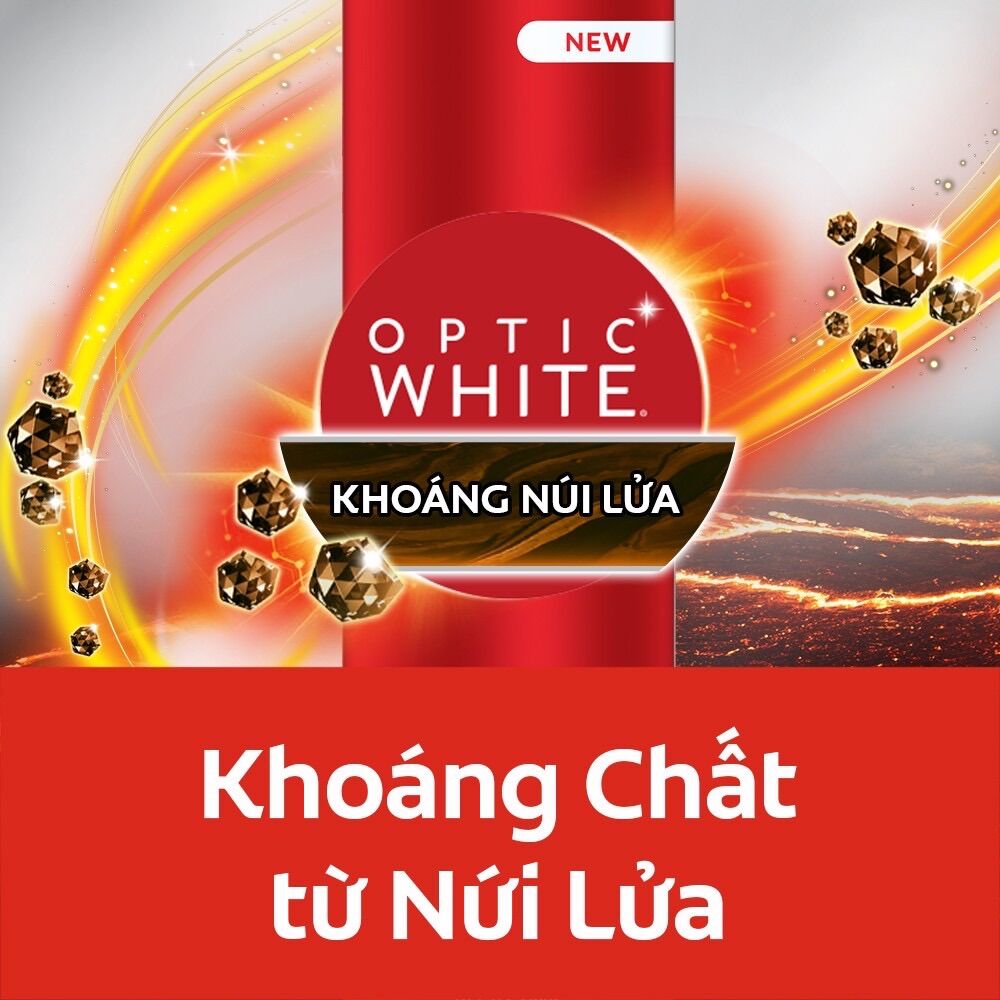 Kem đánh răng Colgate Optic White Plus Shine làm trắng sáng răng 100g