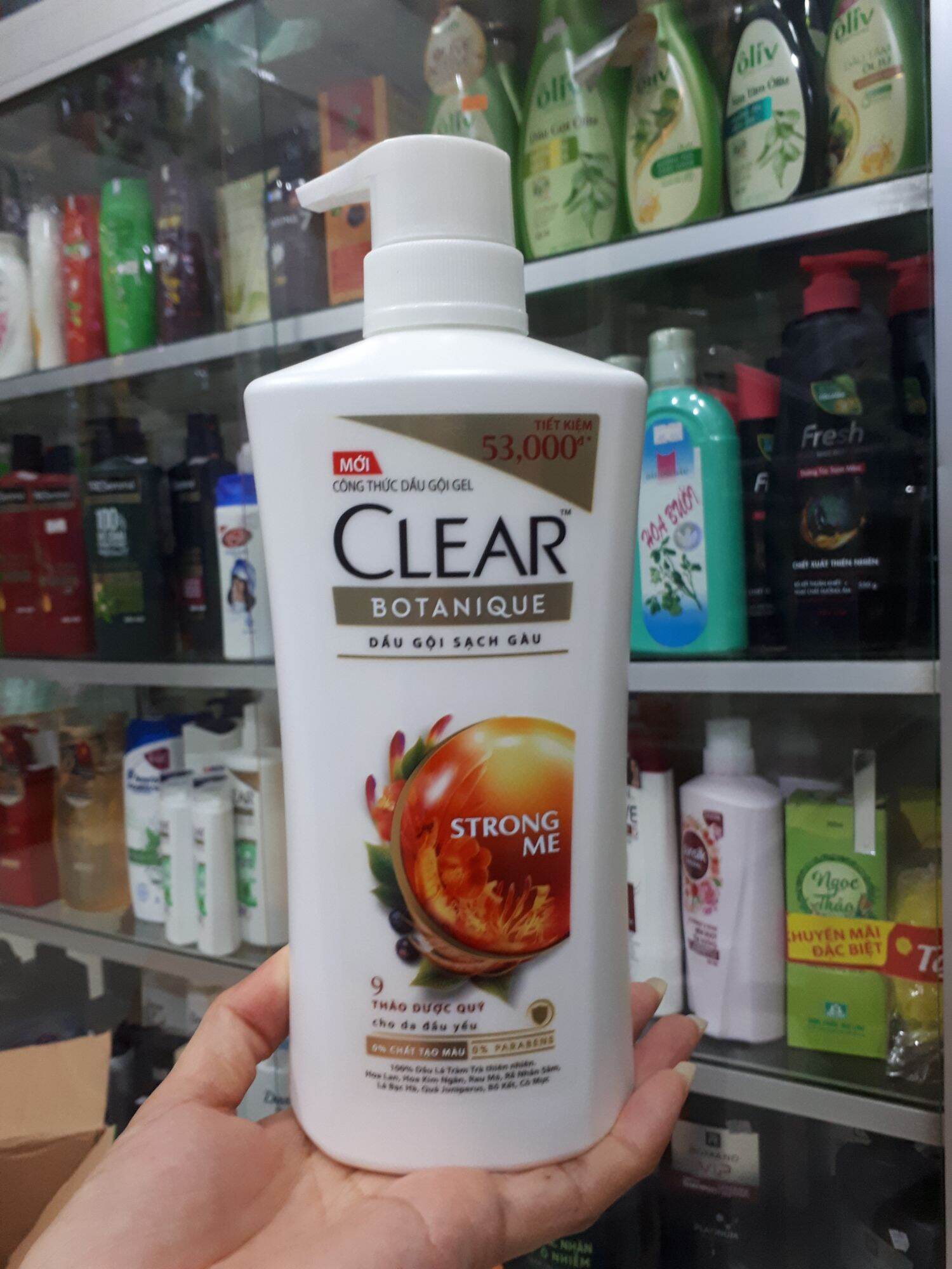 [HCM]DẦU GỘI SẠCH GÀU SỐ 1"CLEAR 9 LOẠI THẢO DƯỢC"650GR_SẠCH GÀU & AN TOÀN CHO DA ĐẦU!
