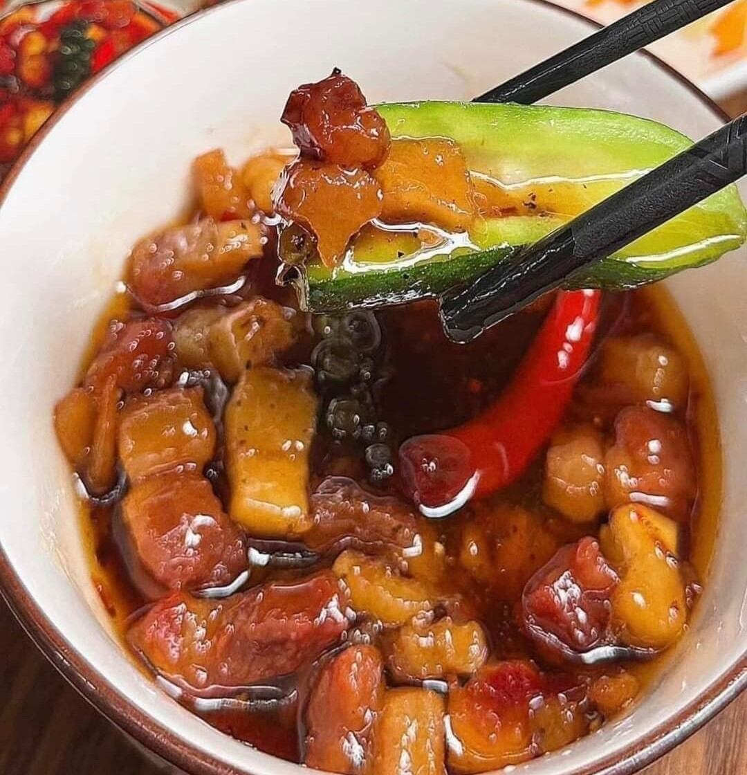 Kho quẹt tóp mỡ tôm khô (400gr)