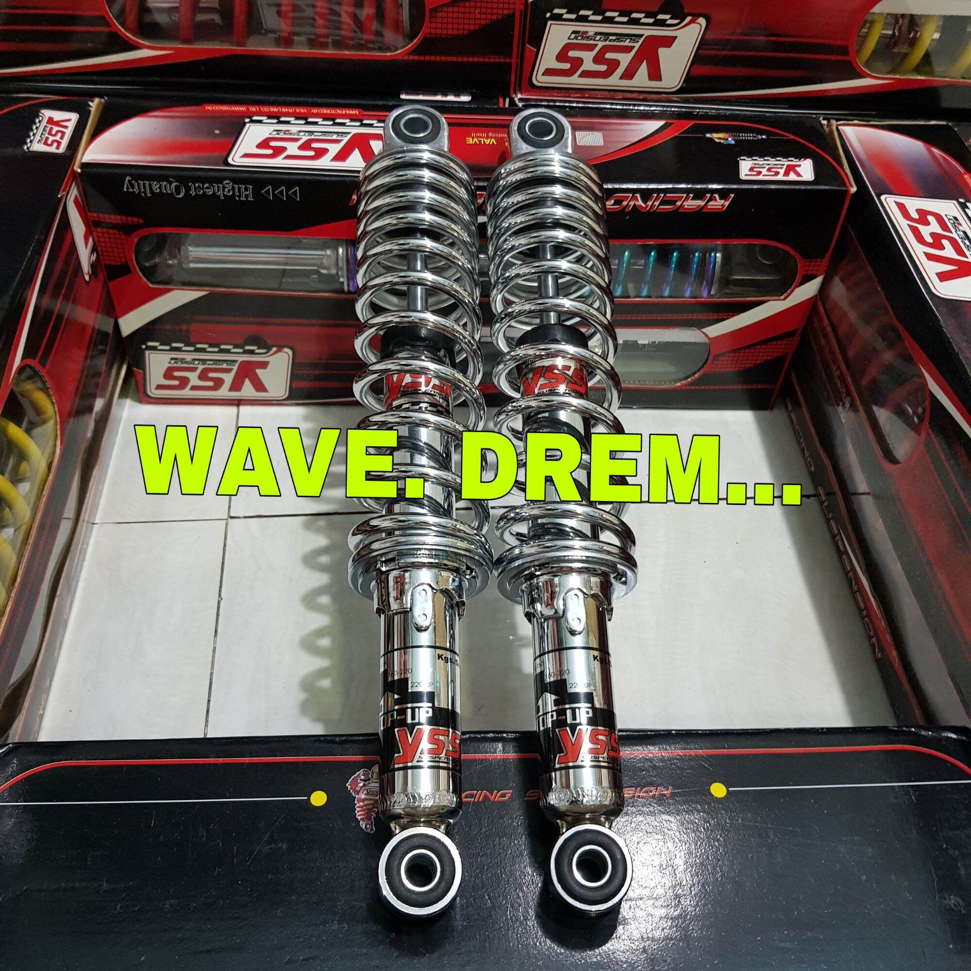 phuộc YSS hàng loại 1. sản phẩm chất lượng.(1 CẶP). gắn được nhiều loại xe wave. dream. future  cúp 67  SIRUS....