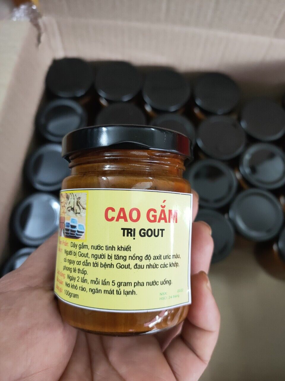 Cao gắm đỏ 100k/lọ 100g
