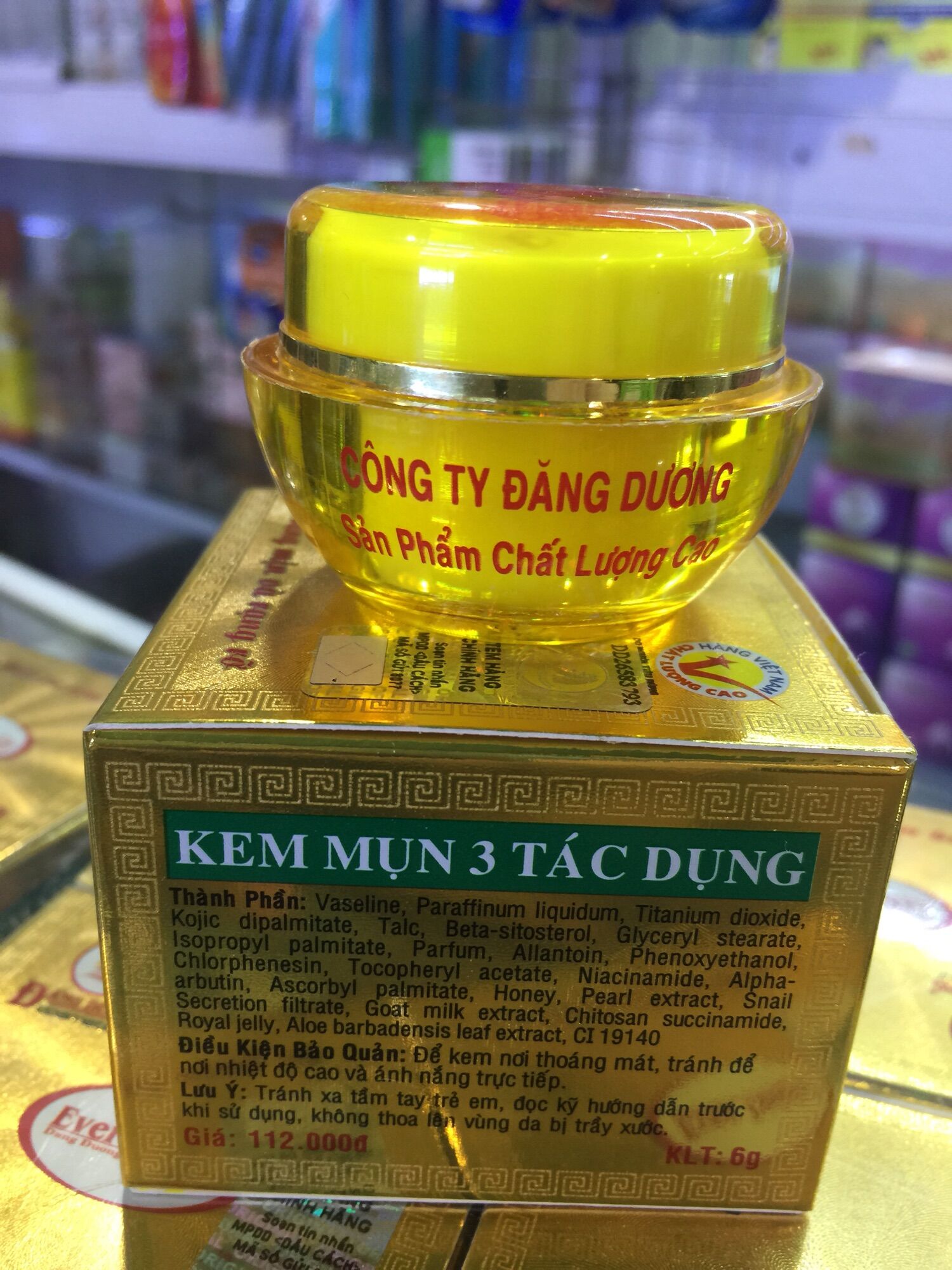 [HCM]Kem EVER TODAY mụn 3 tác dụng (6g)