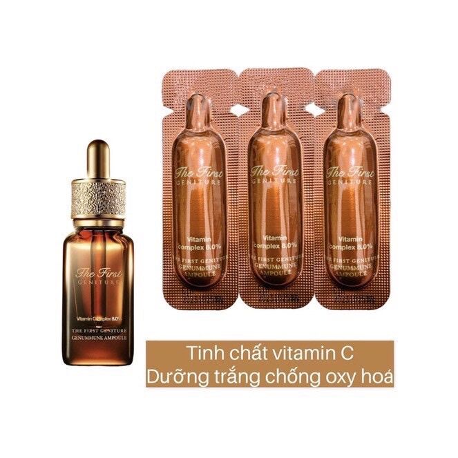 10 gói tinh chất trắng da vitamin c - ohui the first vitamin complex 8.0%