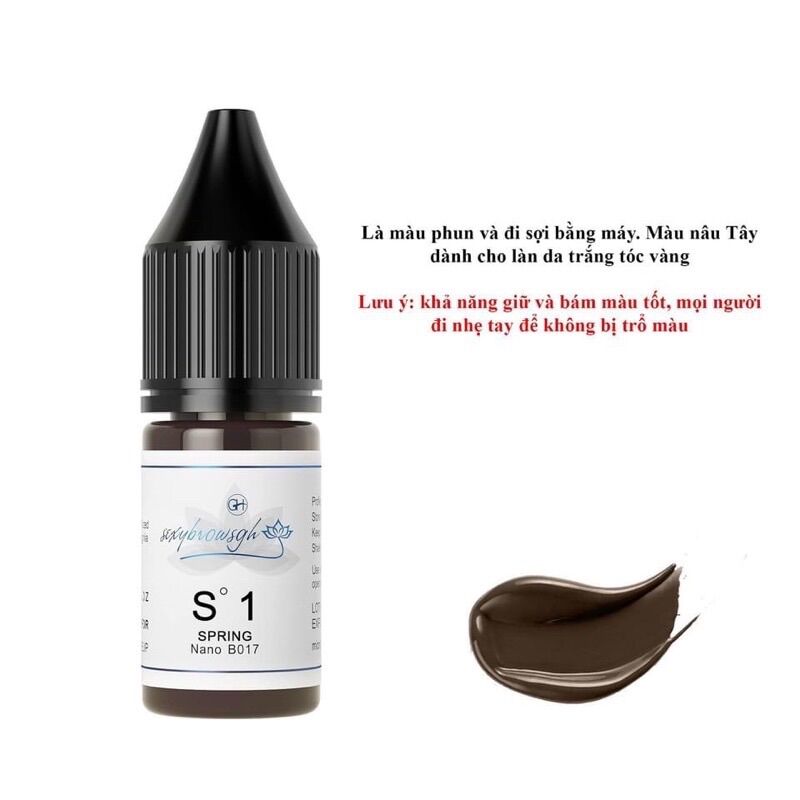 MỰC GH SEXYBROW PHUN XĂM ĐI SỢI