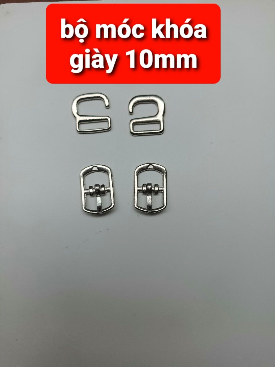 Khoá móc giày ,khoen móc giày 1cm..0,8cm