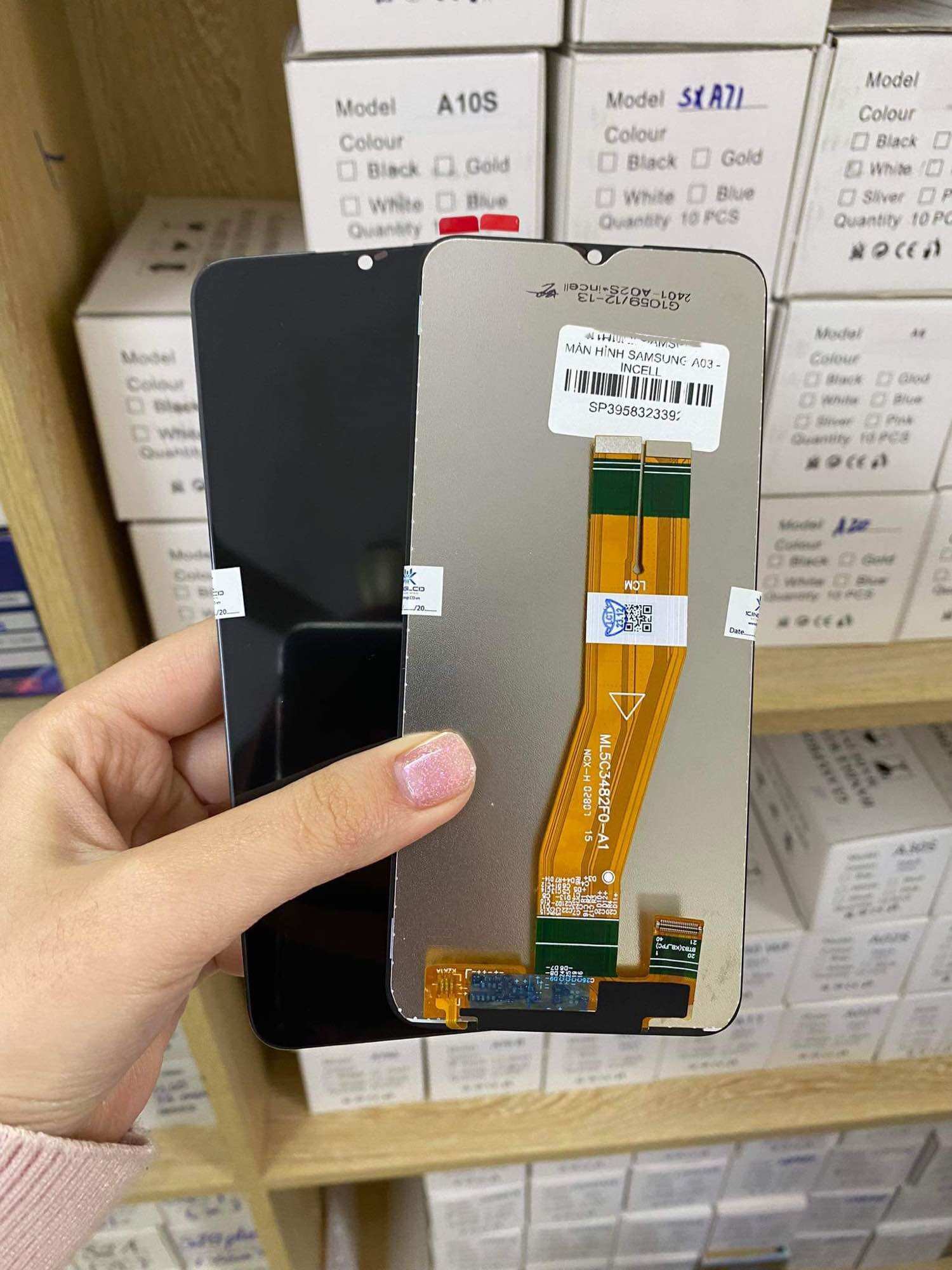 Màn hình Samsung A03 Full bộ Bao test đổi mới
