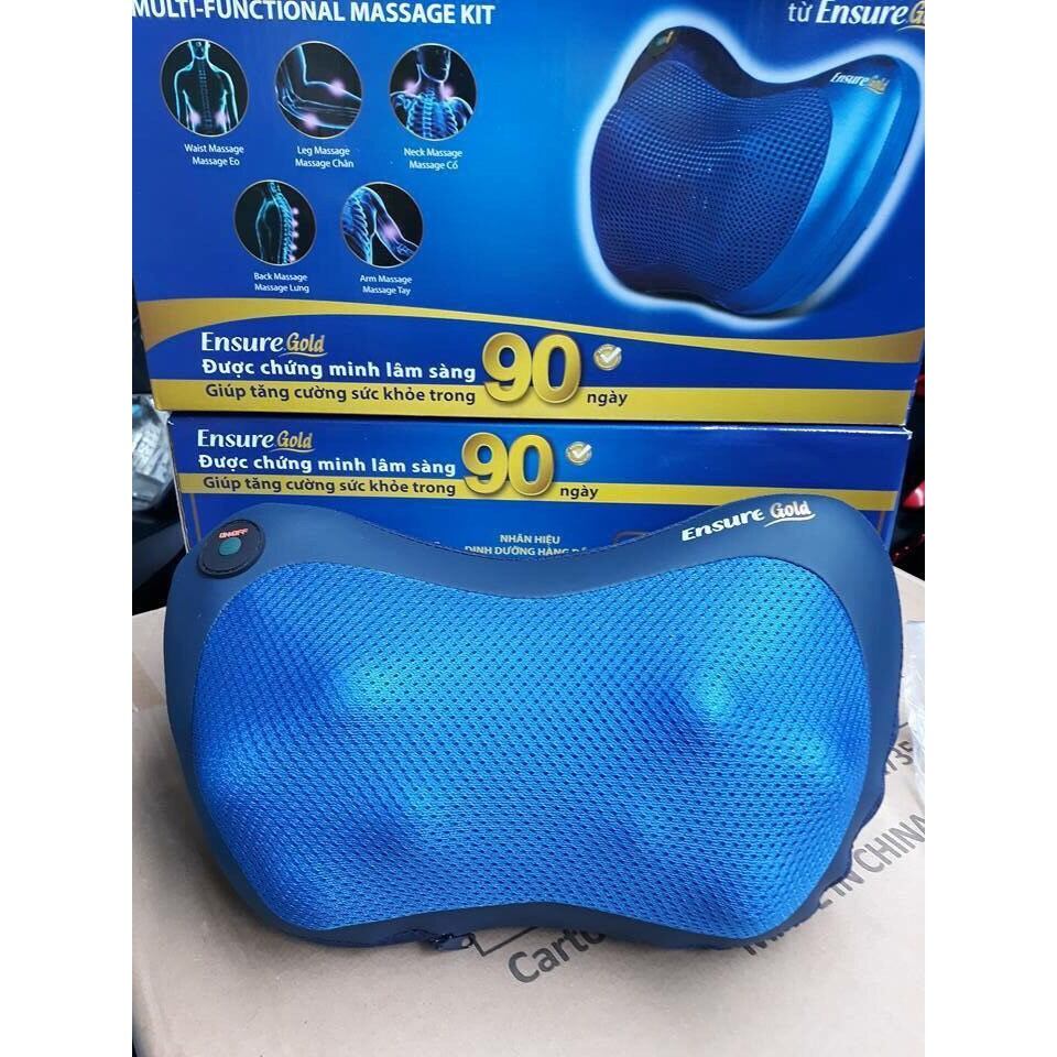 Gối massage hồng ngoại 8 bi