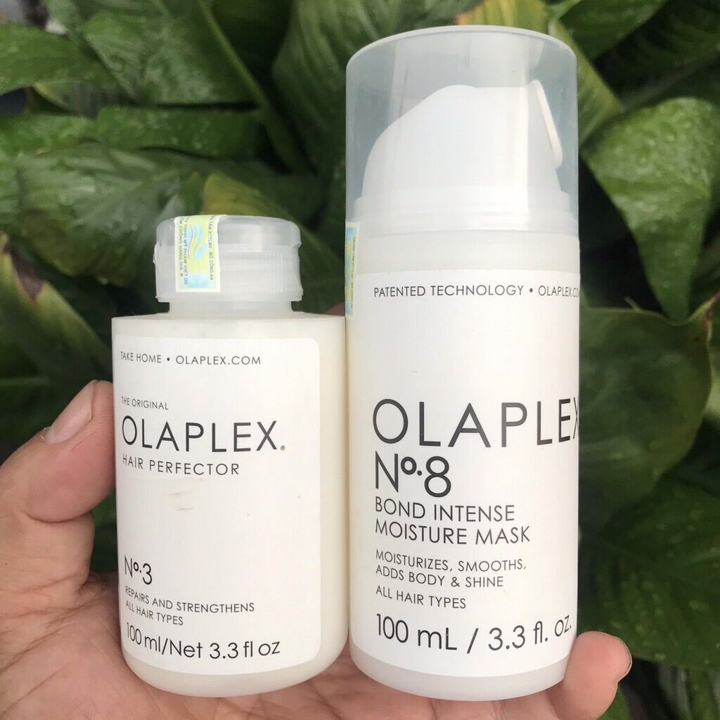 Set phục hồi tóc hư tổn Olaplex No 3 - No 8  100mlx2