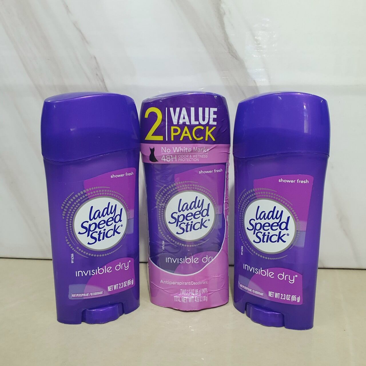 Sản phẩm lăn khử mùi Lady Speed 48h dạng sáp 65g - hàng Mỹ