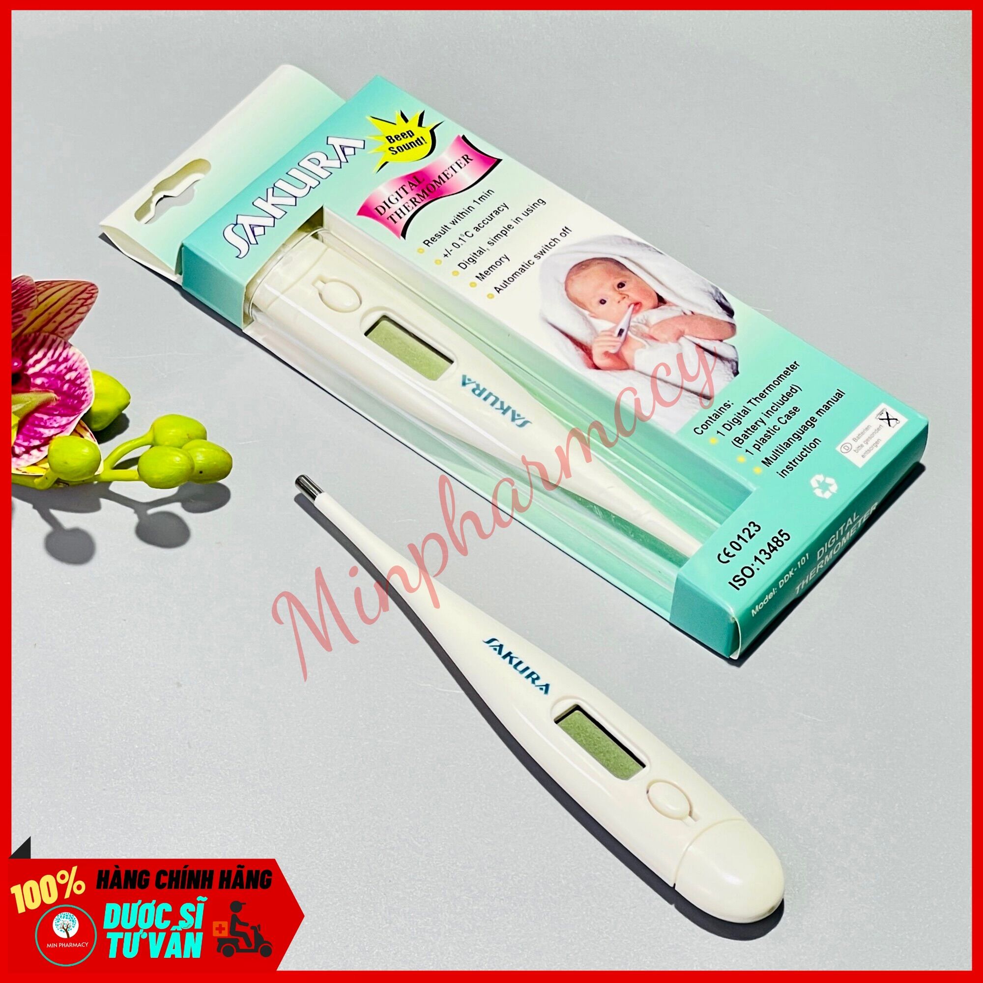 Nhiệt Kế Điện Tử SAKURA DDK-101 - Minpharmacy