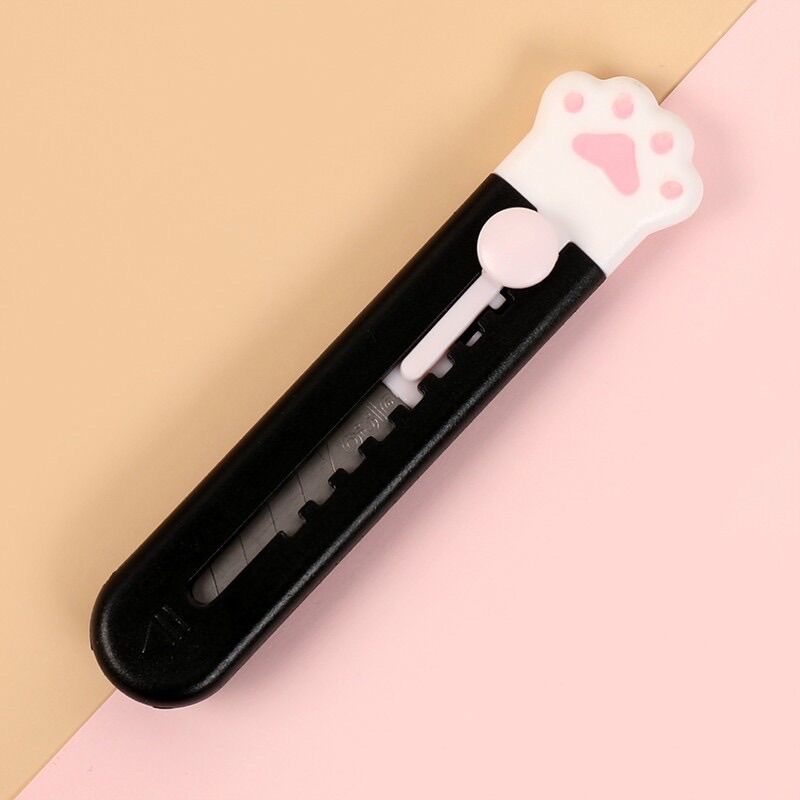 Dao rọc giấy mini măng cụt chân mèo cute