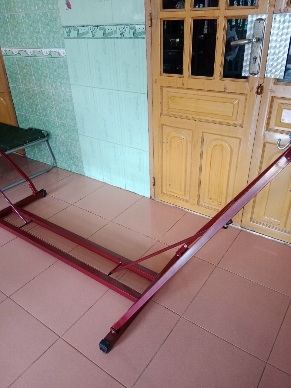 Khung võng sắt sơn tĩnh điện màu đỏ _xanh/đen chịu lực 60kg