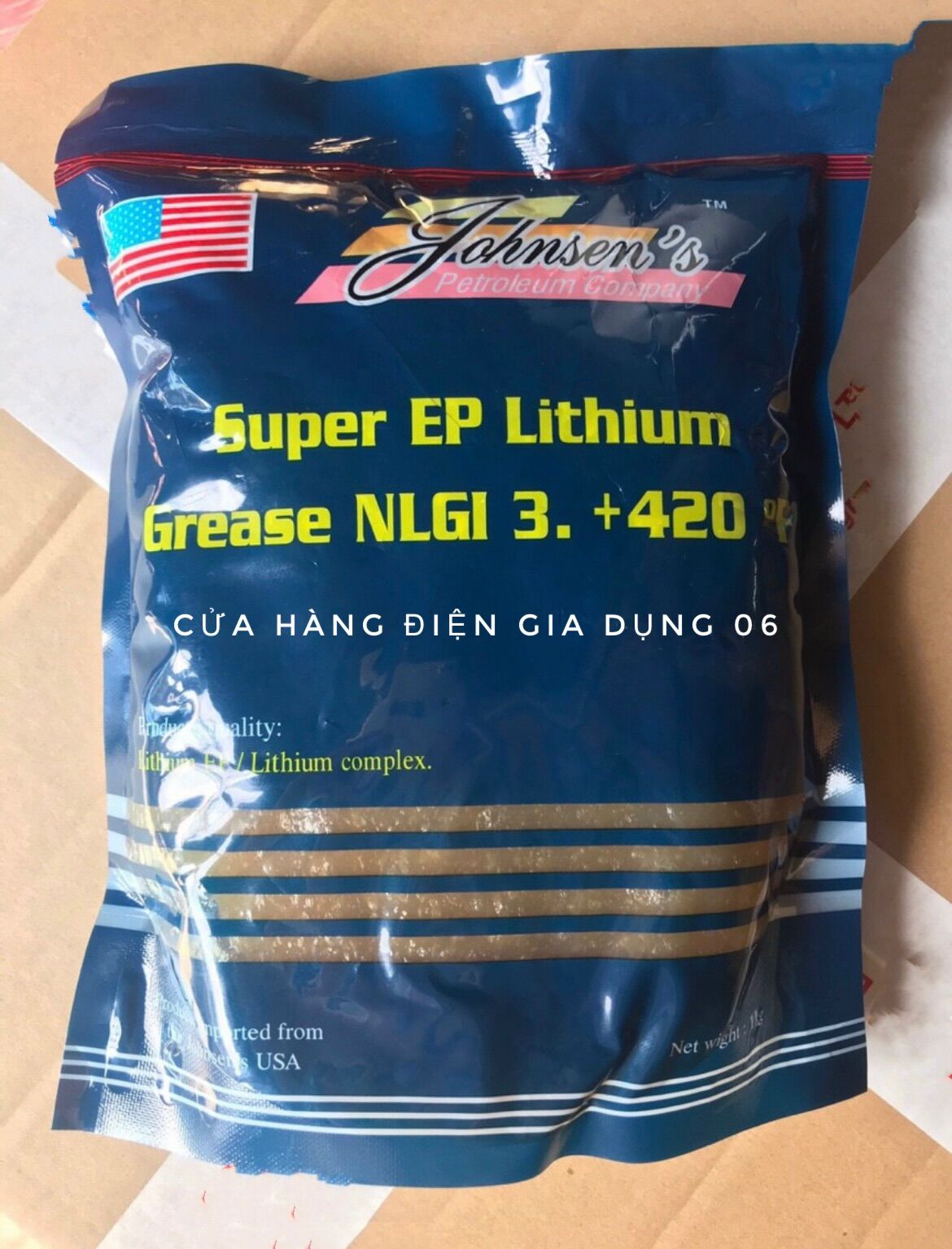 Mỡ Bôi Trơn Cao Cấp Johnsen’s - Gói 1kg