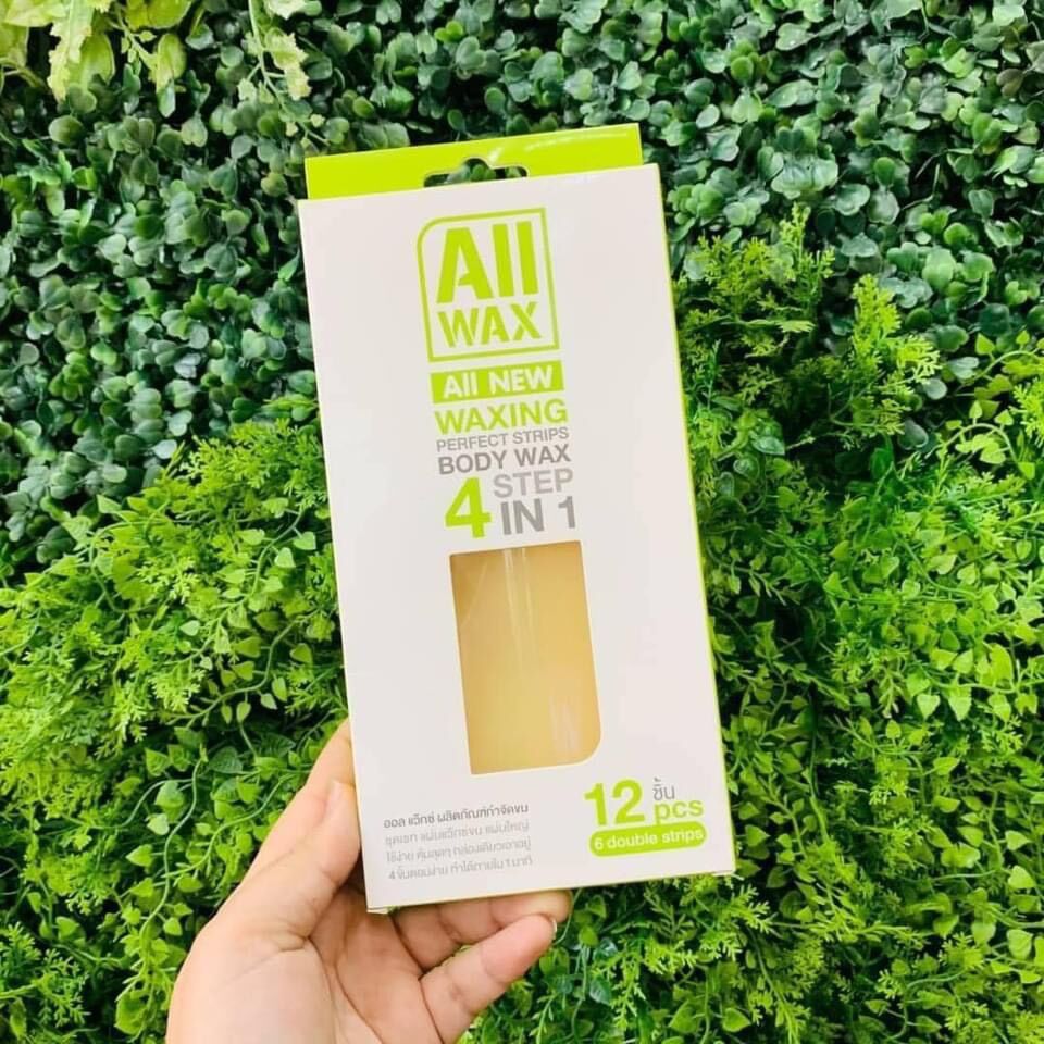 Hộp 12 miếng Wax lông All wax thái lan
