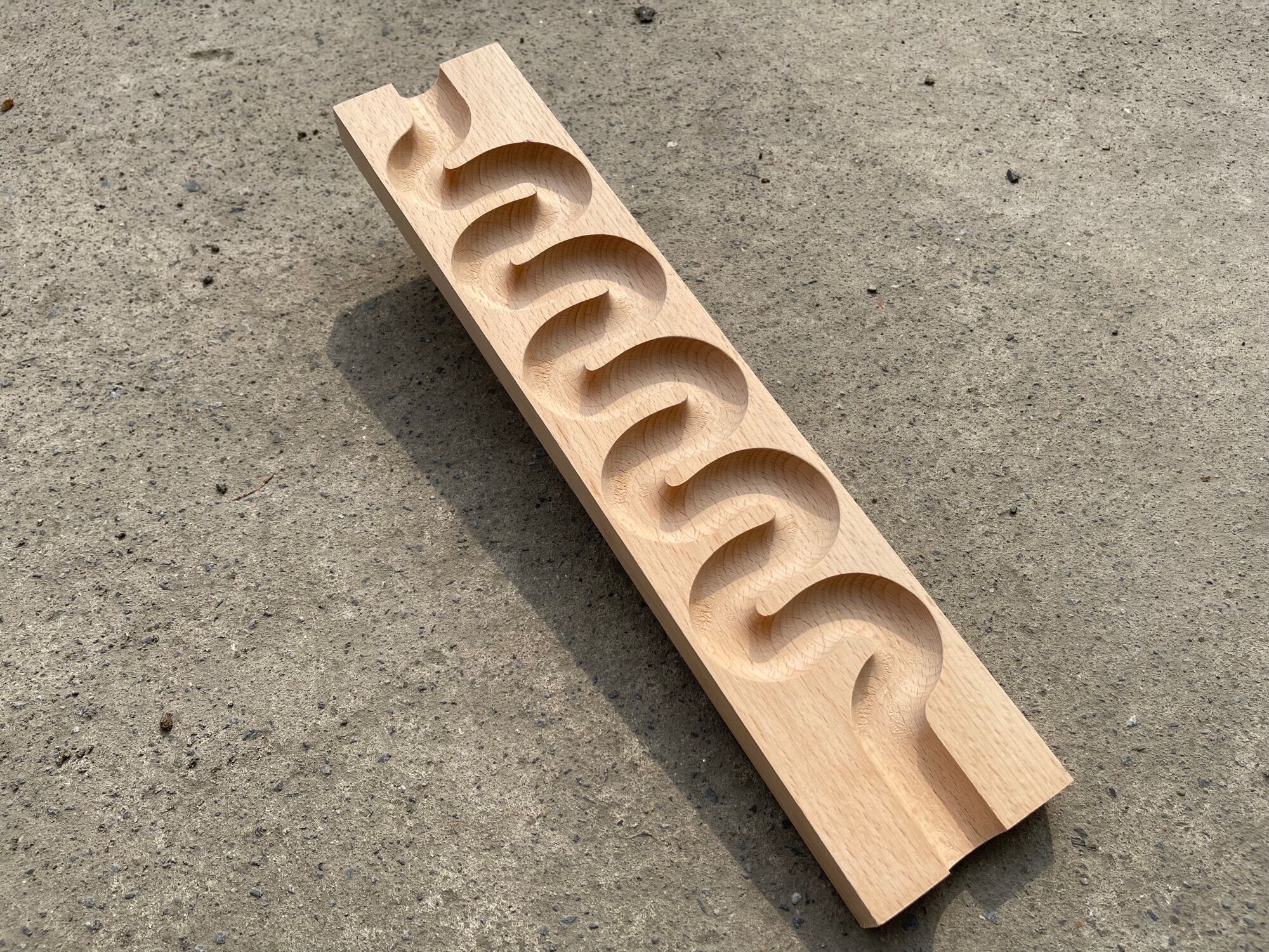 Road race ball-paths winding-marble run race-soled instant-100% natural wood