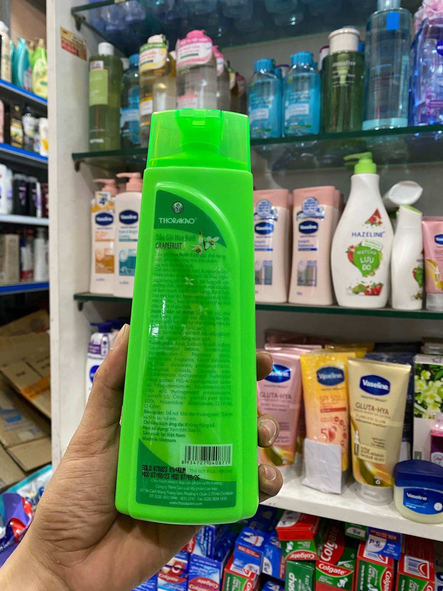 Dầu Gội Và Xả Hoa Bưởi Thorakao 400ml
