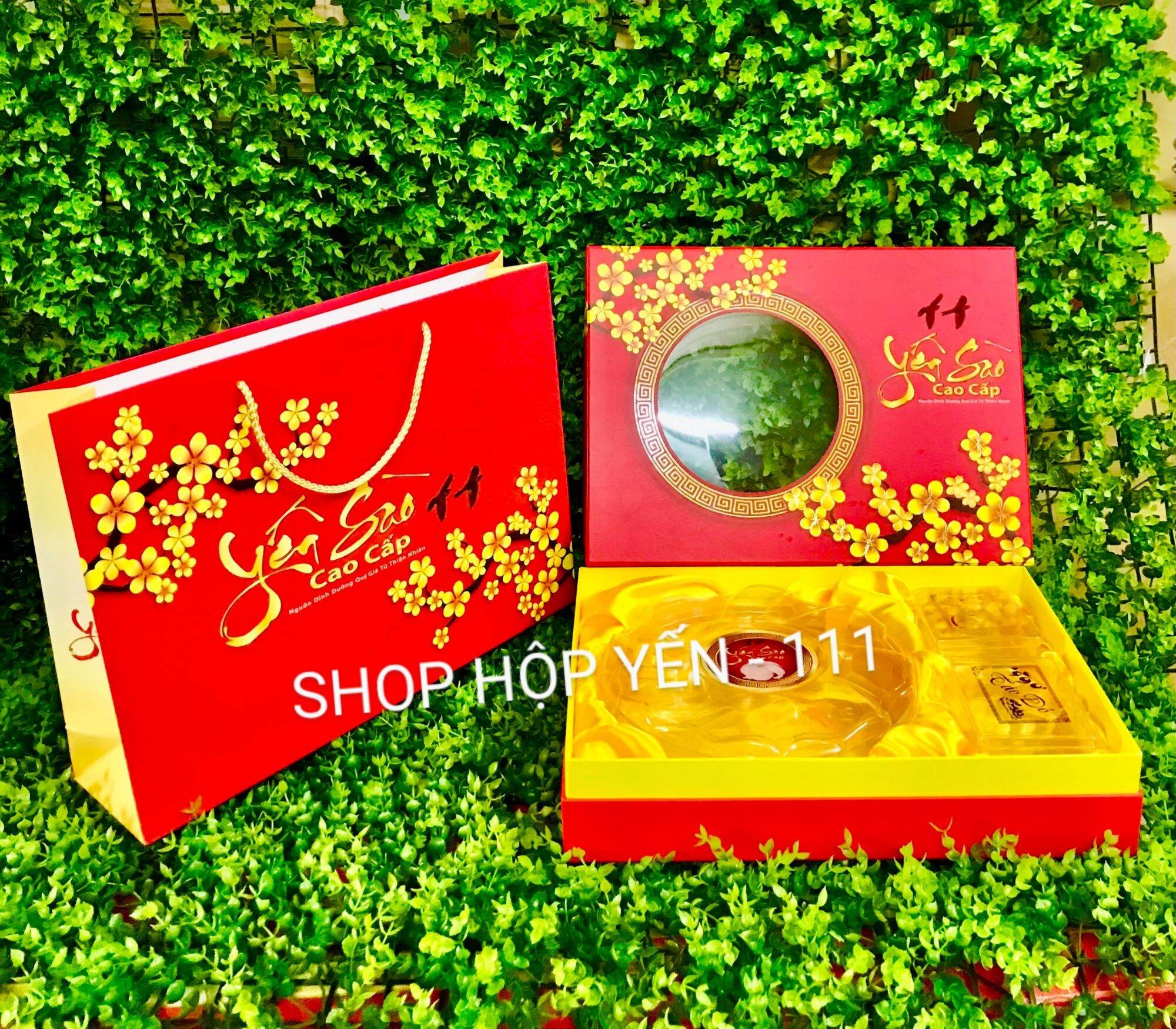 HỘP  ĐỰNG YẾN SÀO ( 2 khay đường  táo+ đường)