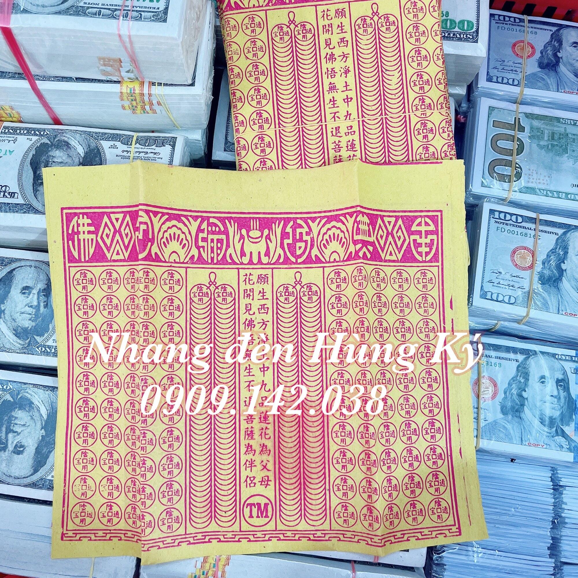 Giấy cúng chuỗi vàng - chuỗi bạc
