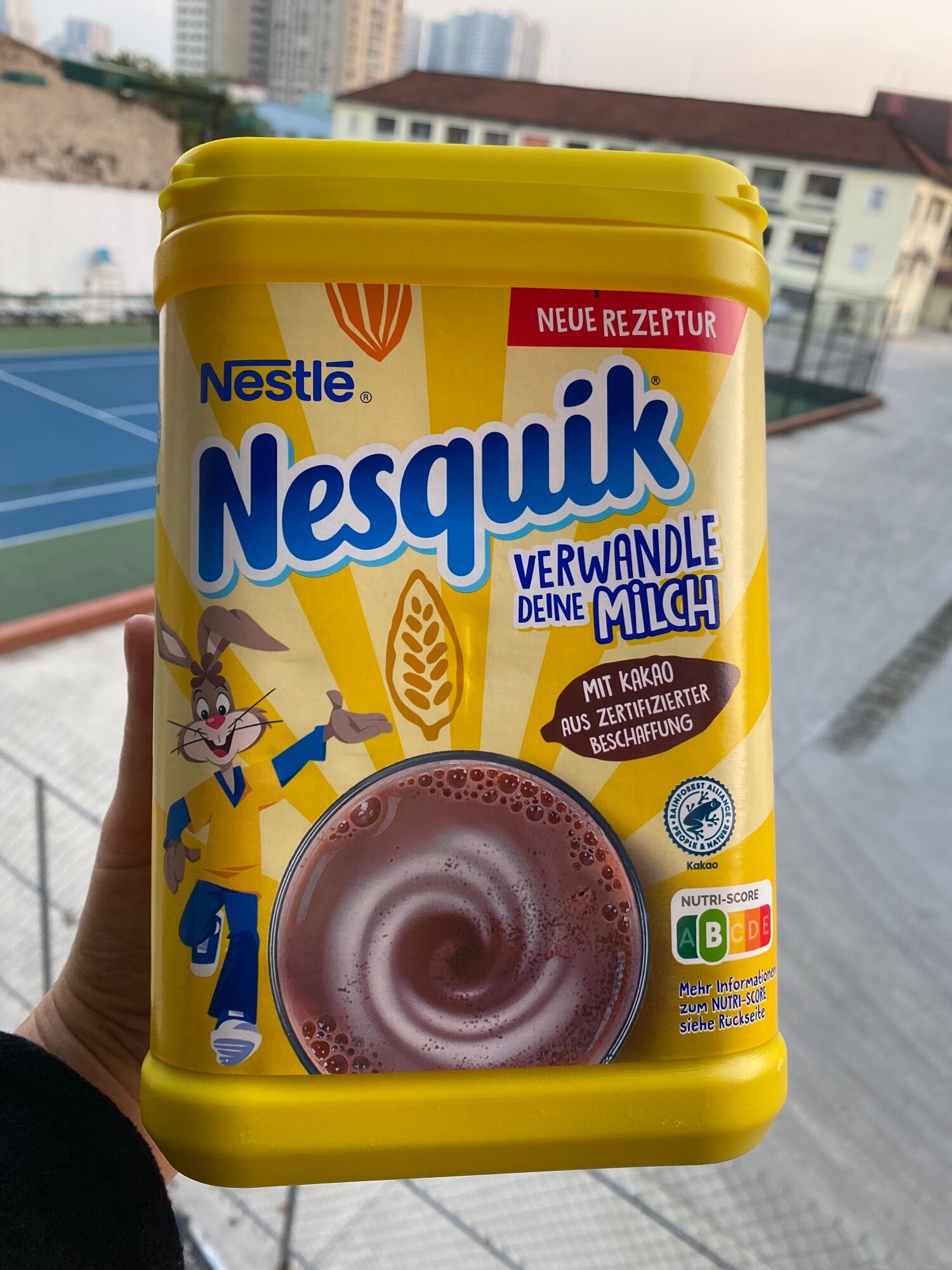 Cacao nesquick đức dạng hộp 900gr