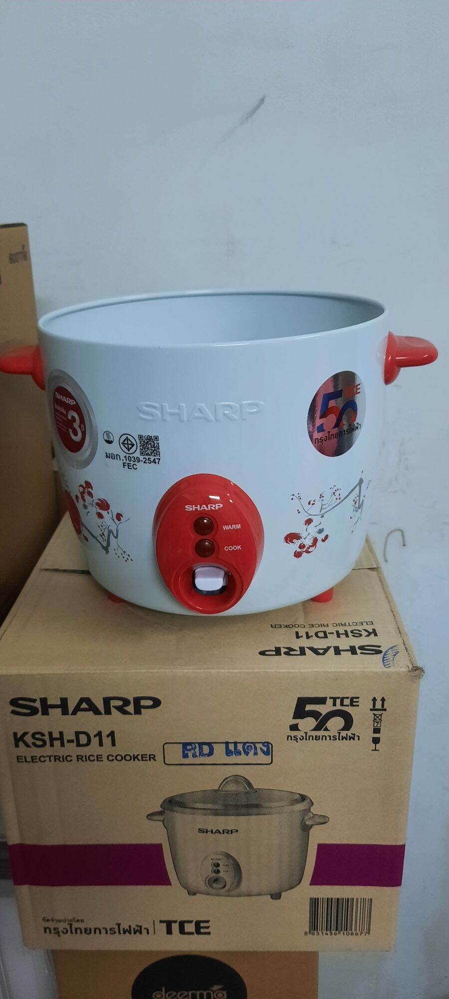 (ĐM THANH HƯƠNG-Q6) Nồi cơm điện Sharp 1.1L, sản xuất Thái lan