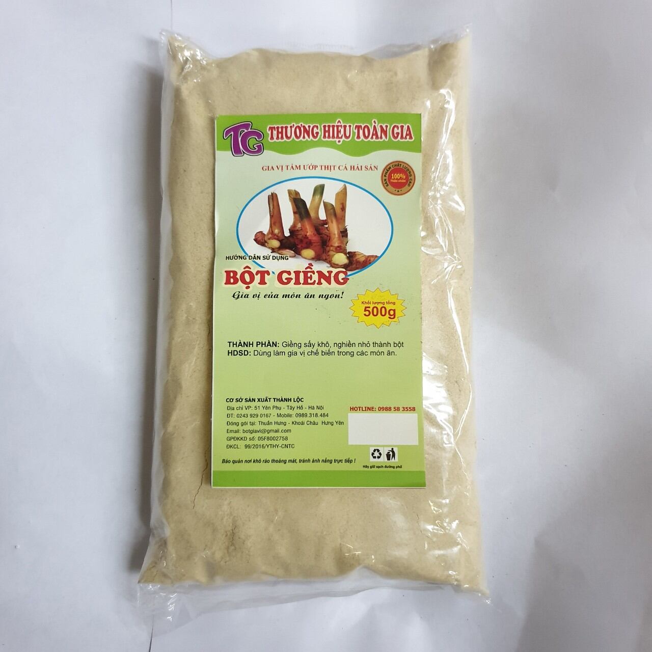 Bột giềng toàn gia gói 500g