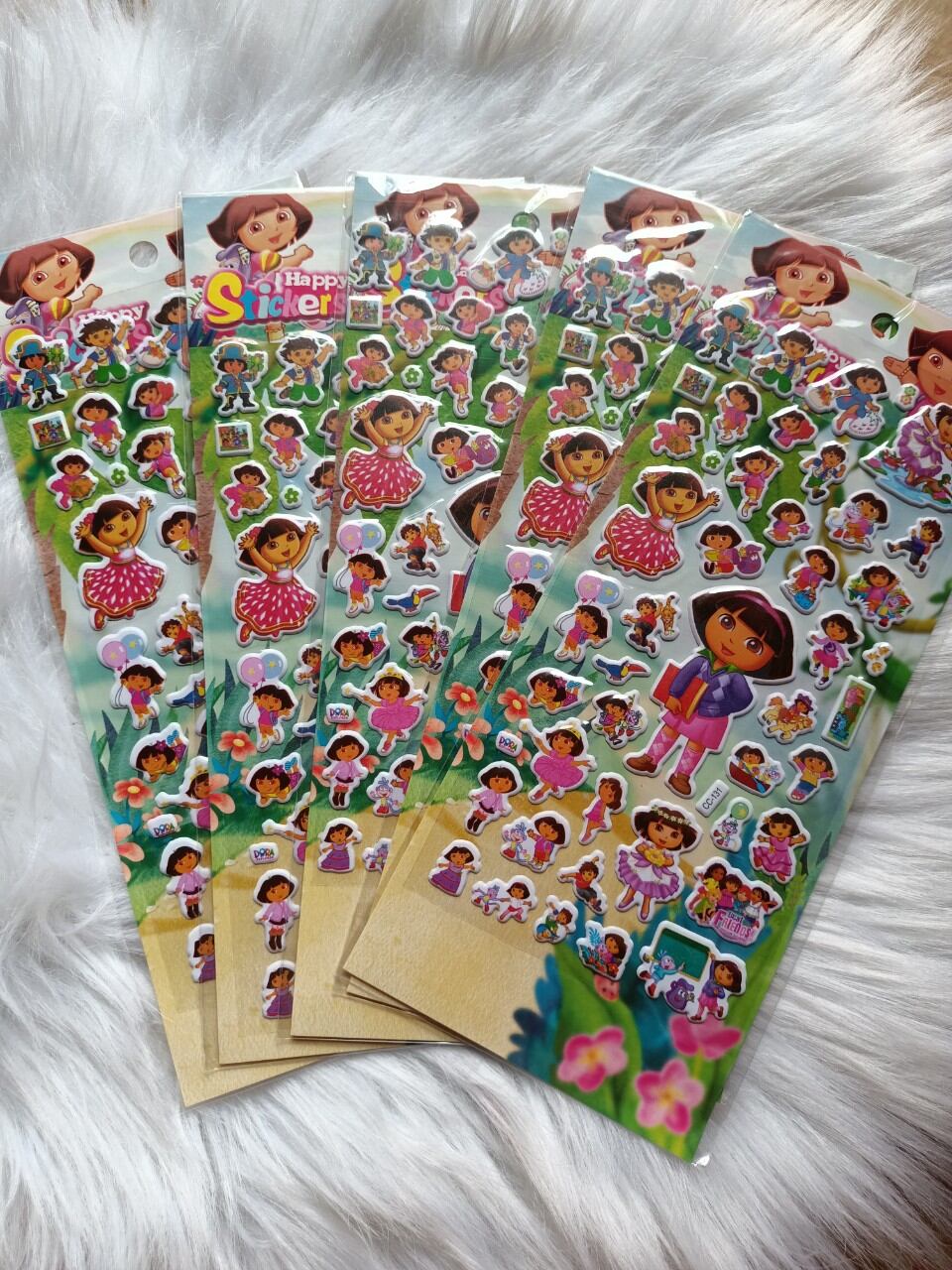 Combo 10 tờ Sticker nổi đủ mẫu