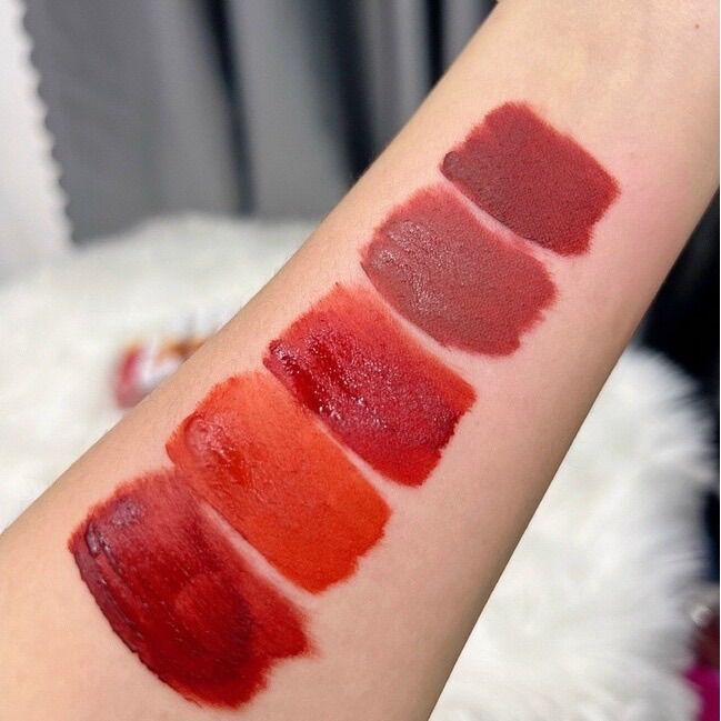 Set 5 son Danmolu gấu hồng chính hãng
