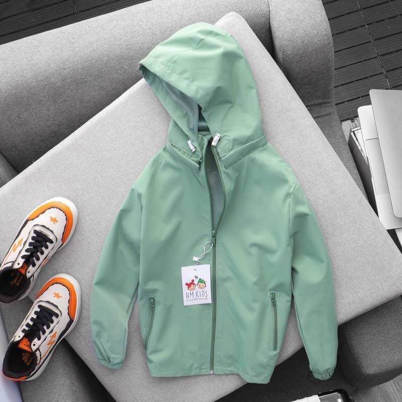 Áo Khoác Gió Trẻ Em Unisex Nam Nữ