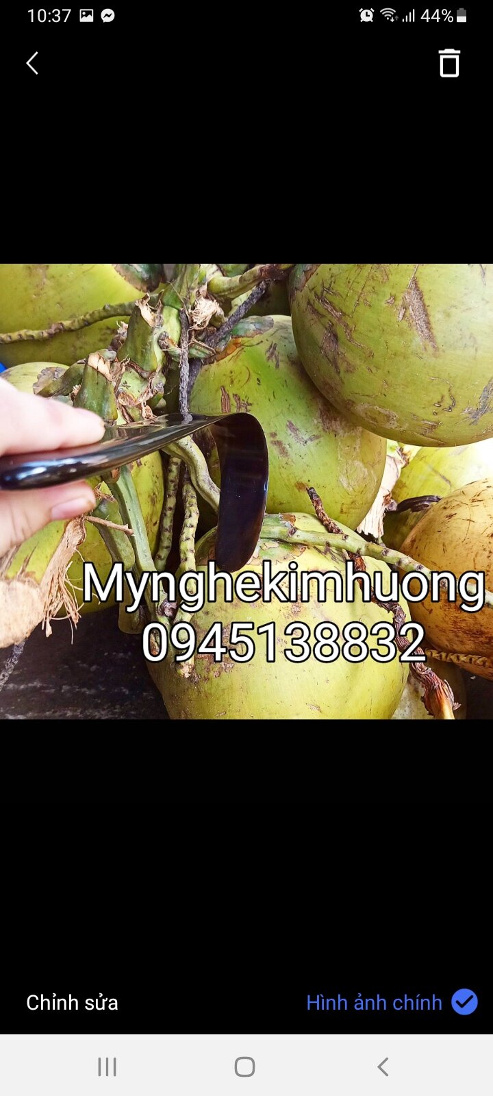 Dao gọt dừa,lấy cơm dừa nguyên trái kiểu Thái Lan