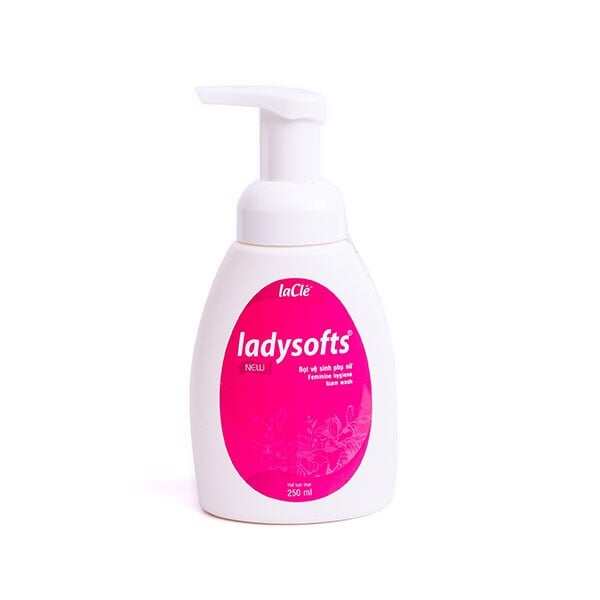 Bọt vệ sinh phụ nữ Ladysofts duy trì pH, giữ ẩm chai 250ml