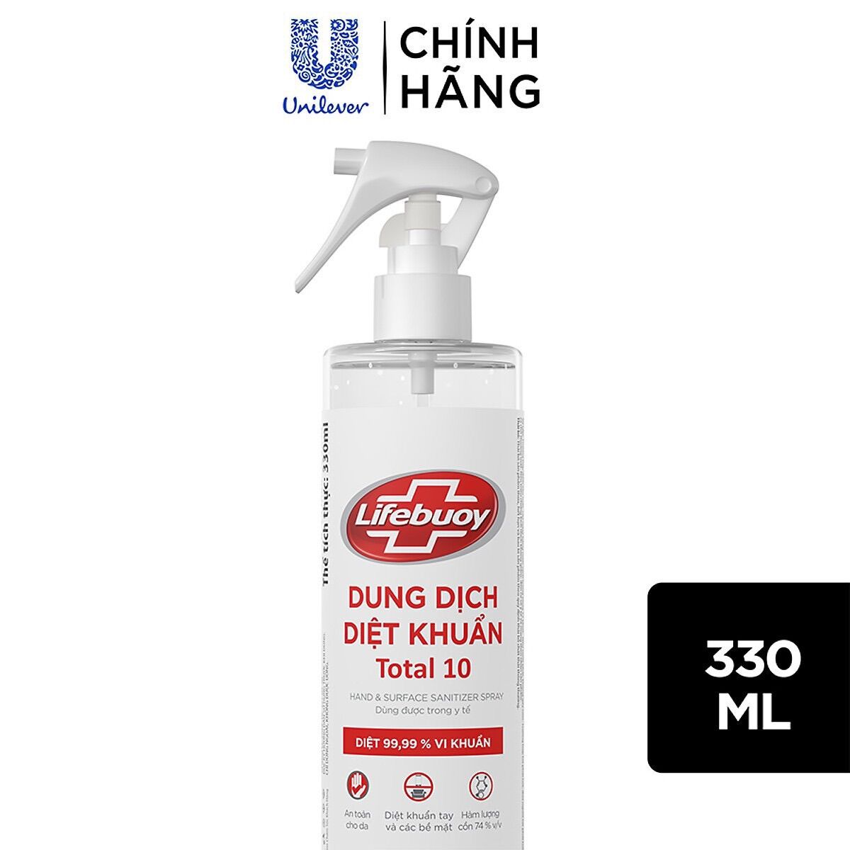 Lifebuoy Dung dịch diệt khuẩn 330ml vòi
