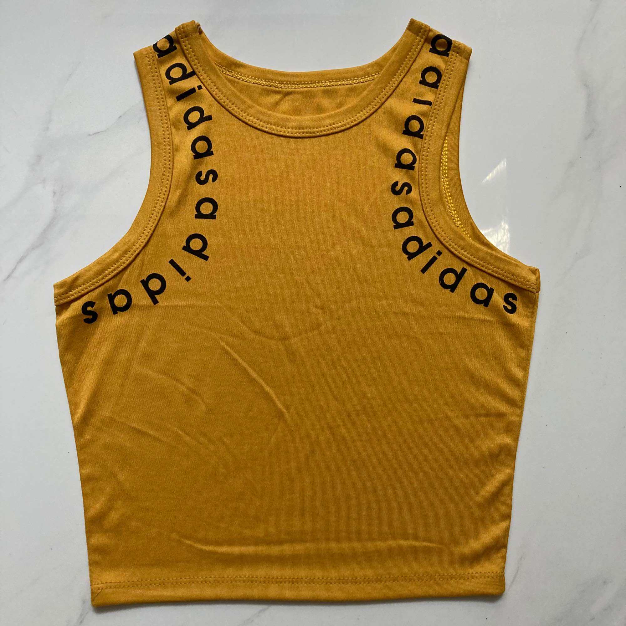 Áo Thun sát nách Nữ fom ôm freesize từ 30-40kg chất Borip dáng croptop in chữ - TOP29