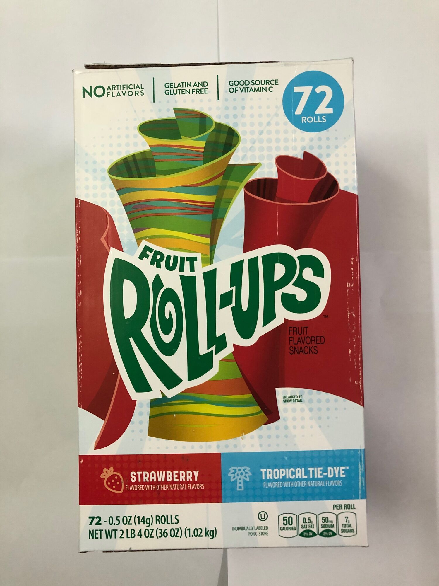 Kẹo dẻo trái cây thơm ngon Fruit Roll-Ups của Mỹ [Giá bán lẻ 1 thanh]