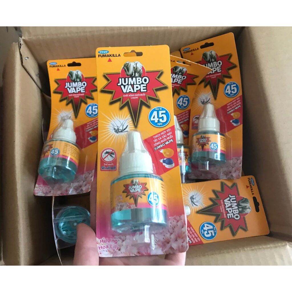 Máy xông, tinh dầu đuổi muỗi jumbo vape