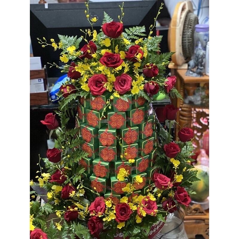 Combo 60 Hộp đựng bánh phu thê