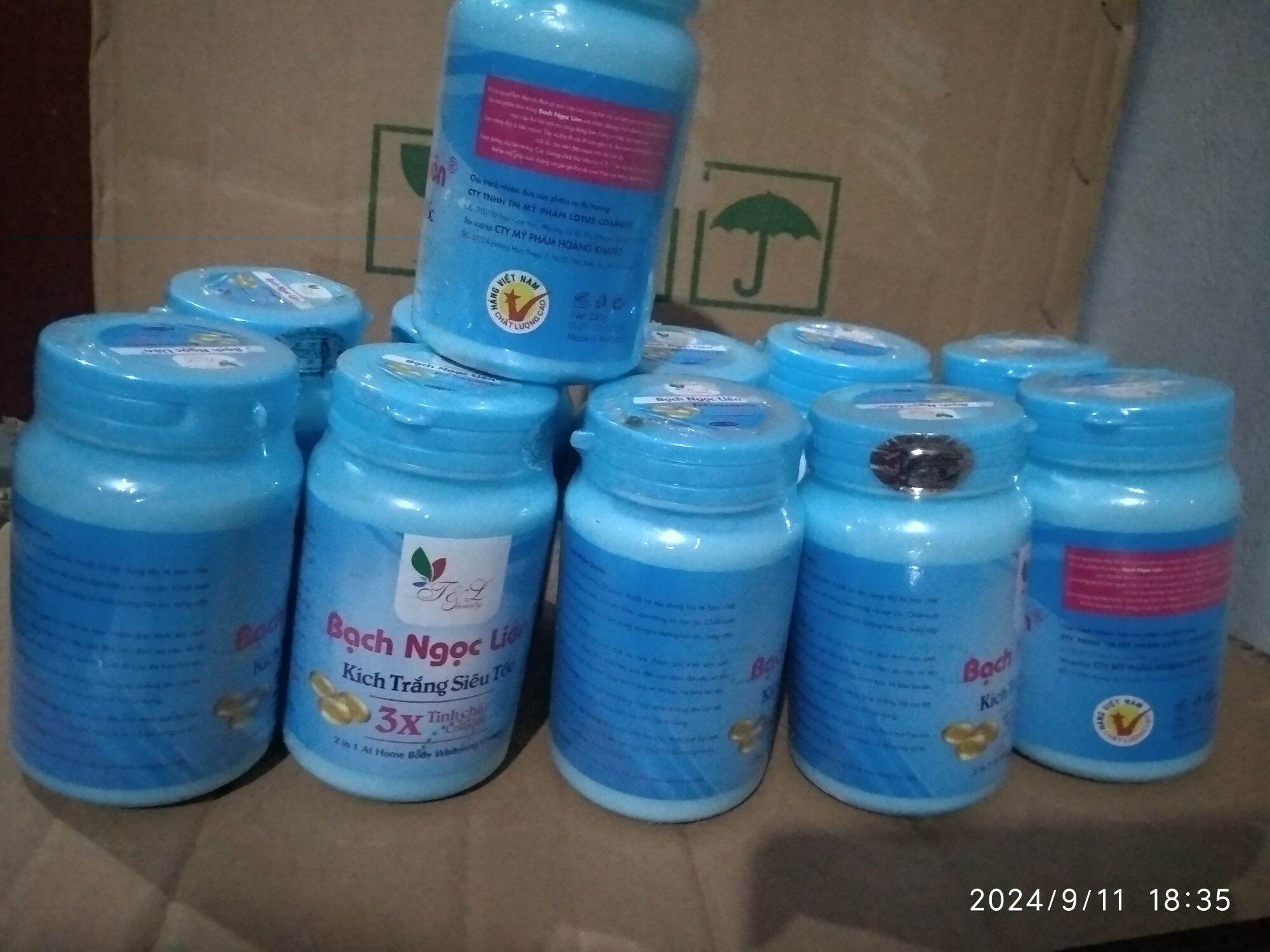 Combo 3 kem kích trắng bạch ngọc liên