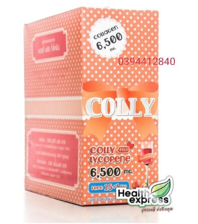 Bột uống trắng da Colly Collagen 6500mg Colly LycopeneNhập khẩu từ xứ sở