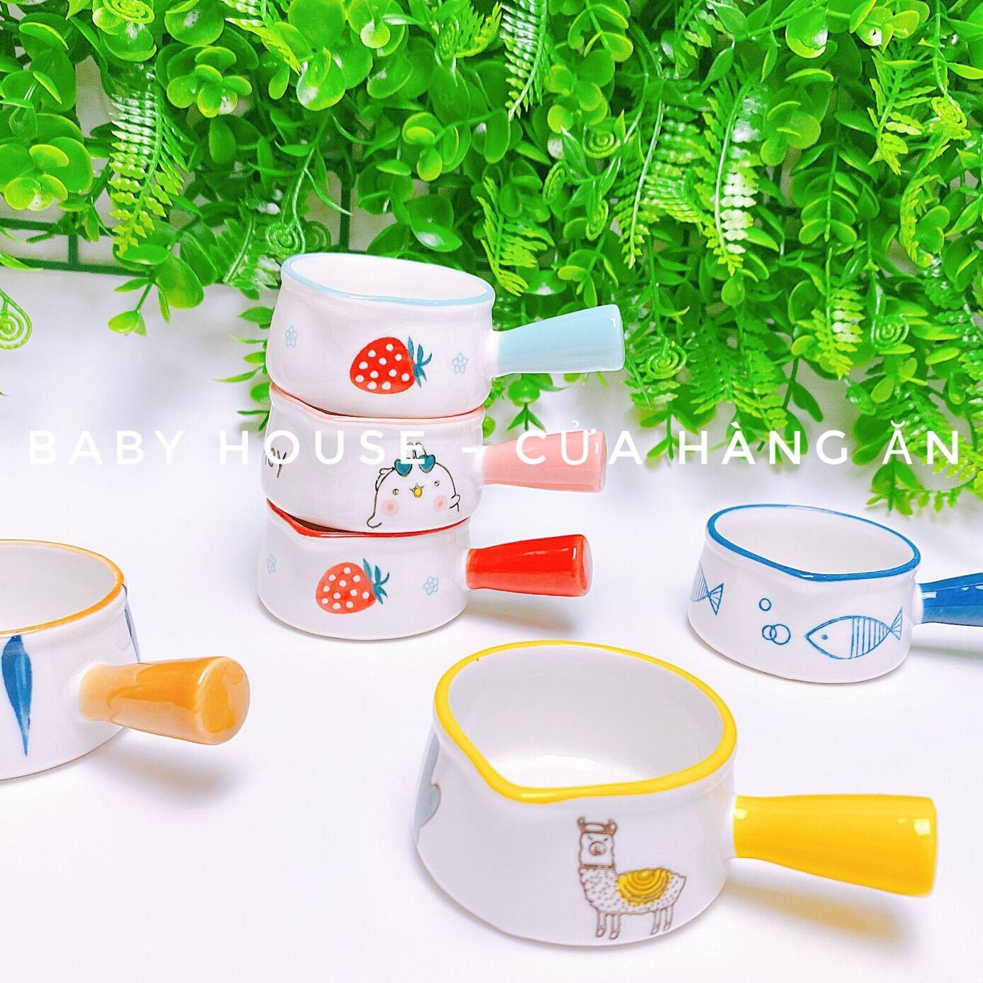Chén ăn dặm/ bát sứ cho bé ăn dặm