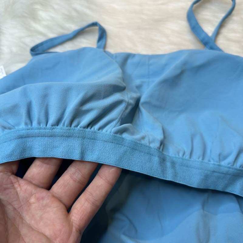Áo croptop kèm bra nữ