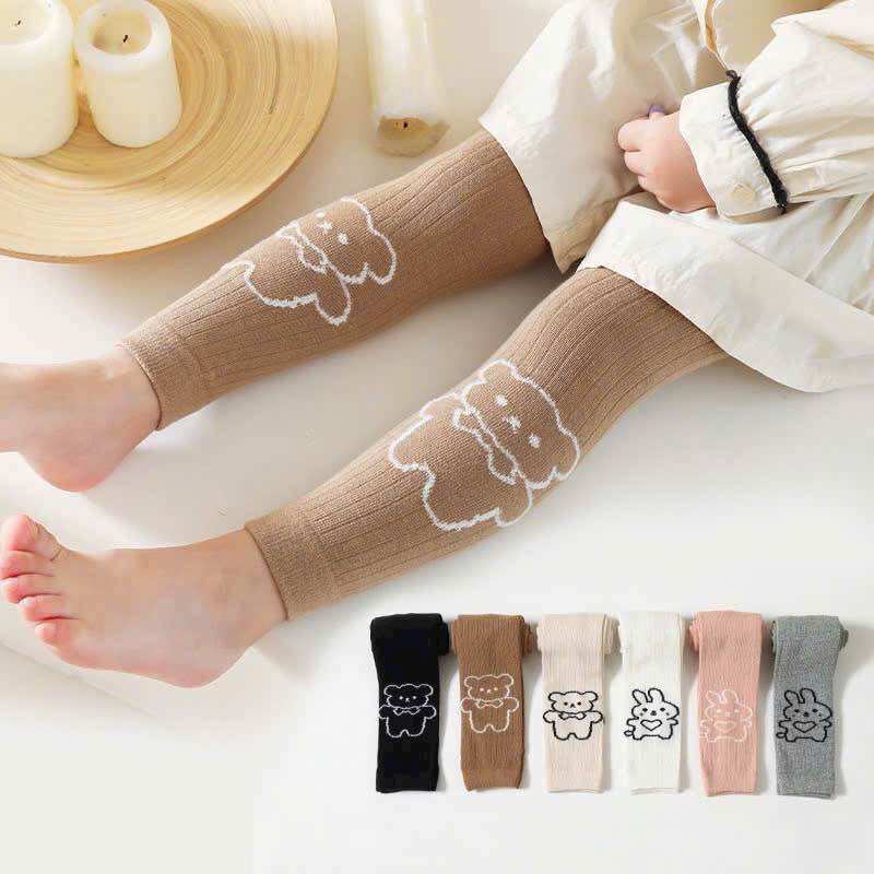 Quần tất len hình gấu siêu xinh cho bé hàng qc
