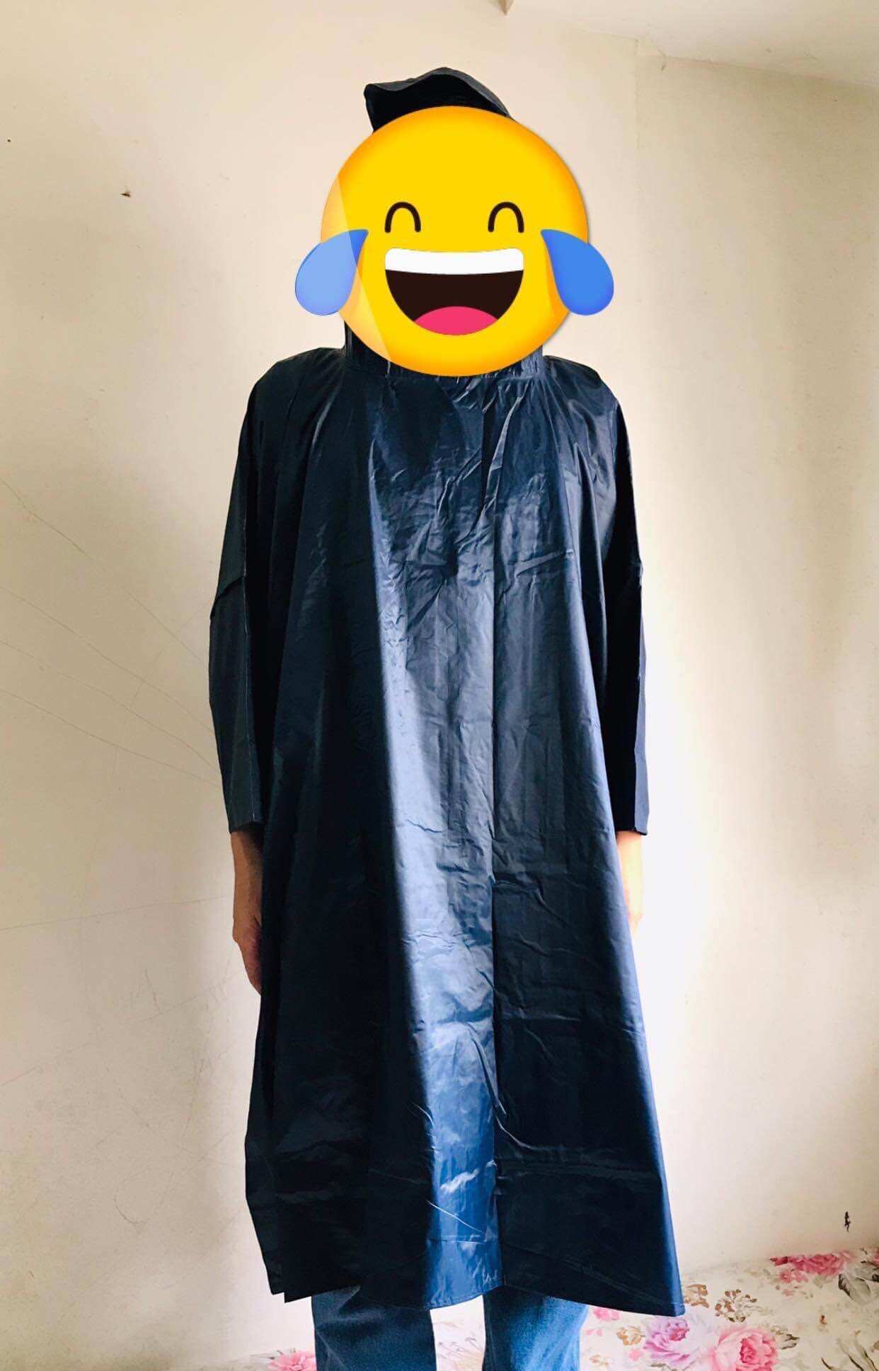 Áo mưa cánh dơi- Vải dù
