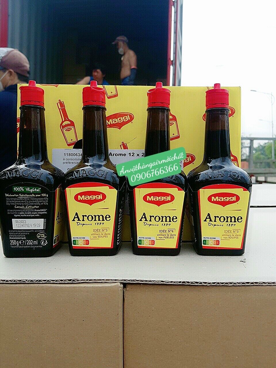 [DATE ĐẸP 01/2027]NƯỚC TƯƠNG MAGGI AROME CỦA PHÁP CHAI 810ml - 202ml