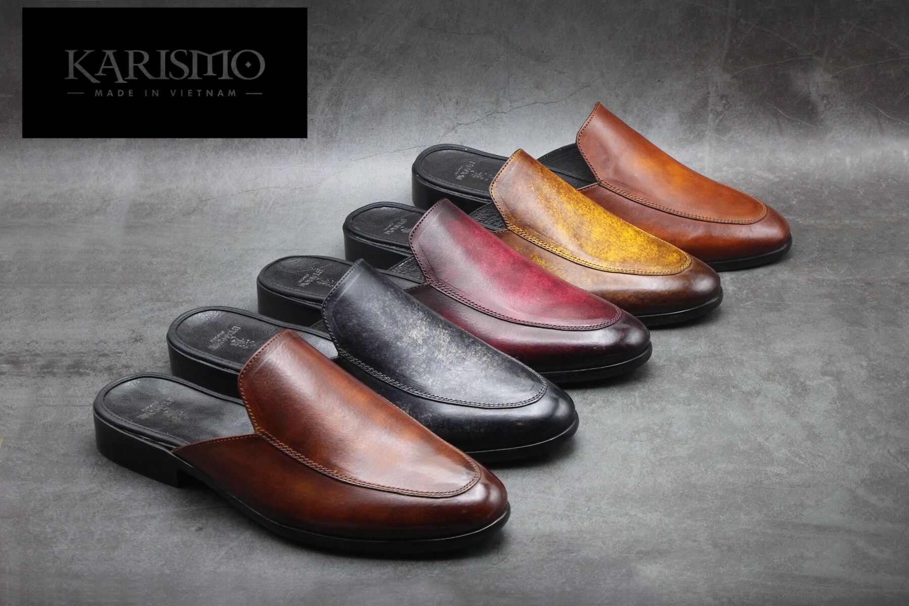 Sục da công sở nam patina 2021 da veg nhập khẩu cao cấp full size 38-46