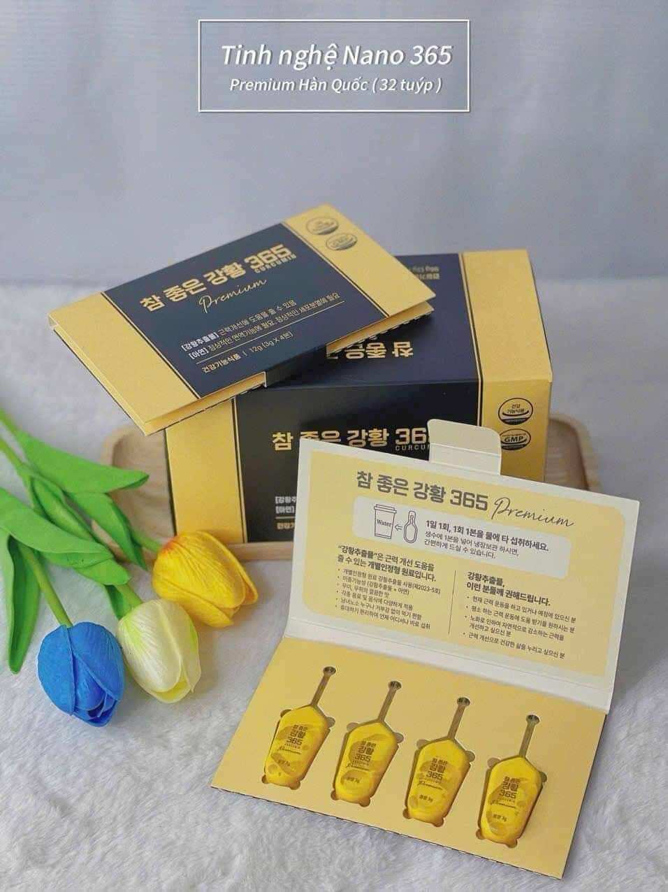 Tinh Chất Nghệ Nano 365 Premium Phiên Bản Mới