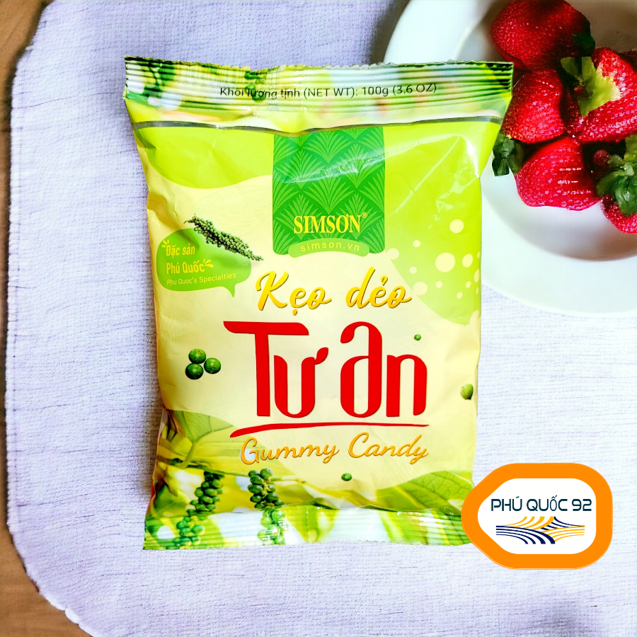 Kẹo hạt tiêu phú quốc gói 100g