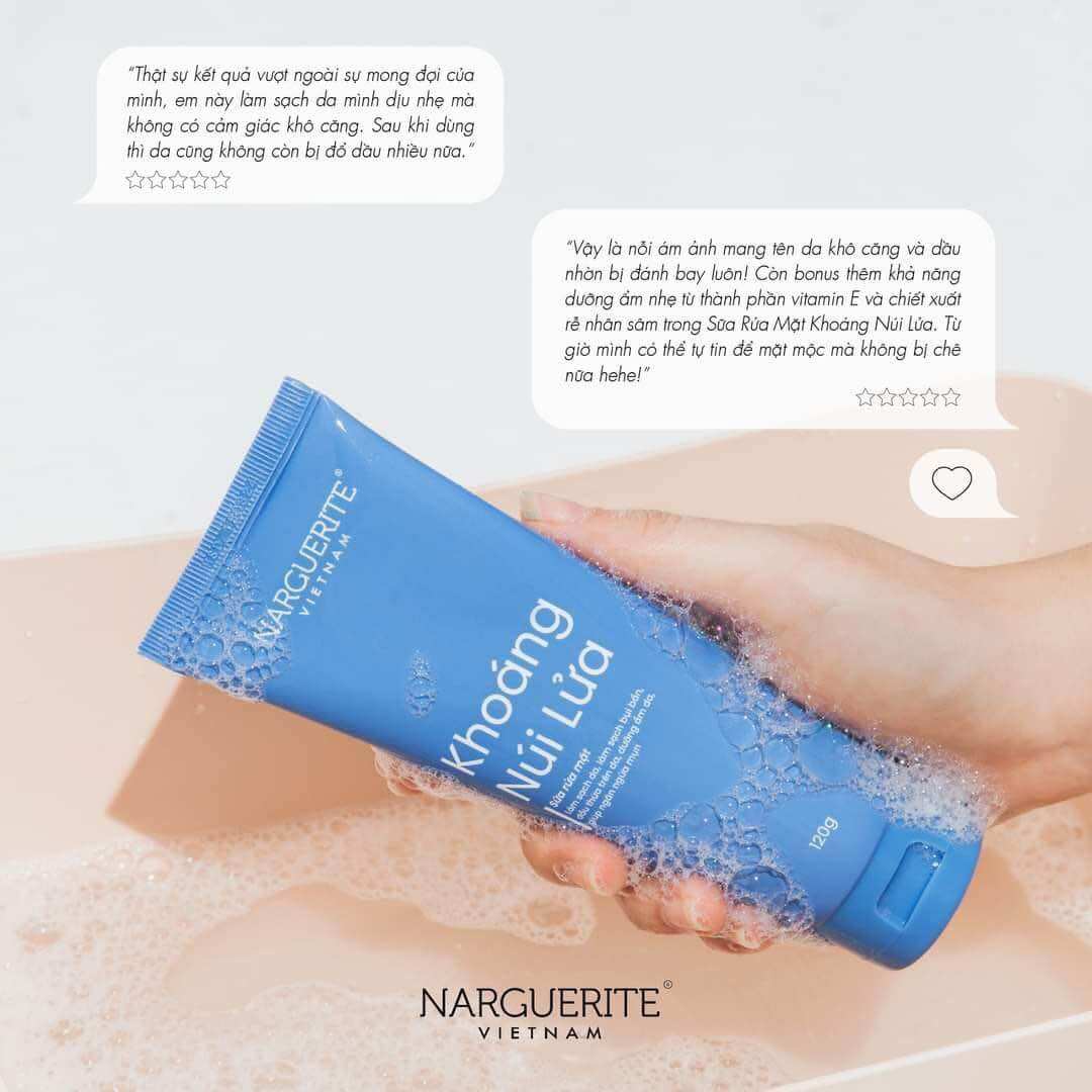 SỮA RỬA MẶT KHOÁNG NÚI LỬA NARGUERITE