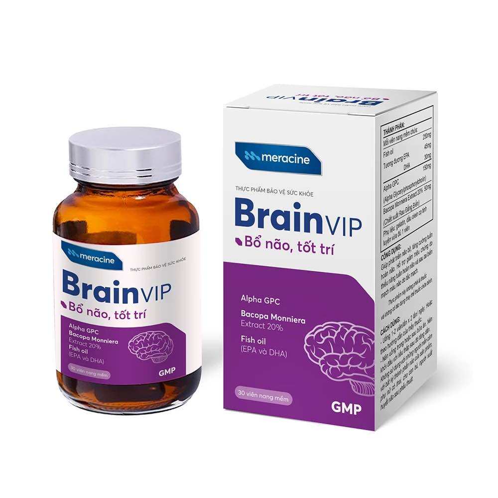 Viên uống tăng cường trí nhớ Brain Vip 30 viên