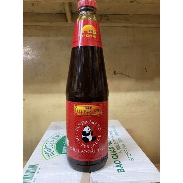 Dầu hào gấu trúc 907g lee kum kee - panda brand oyster sauce hongkong
